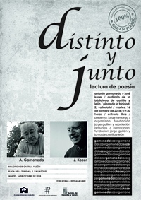 Lectura poética Antonio Gamoneda - José Kozer