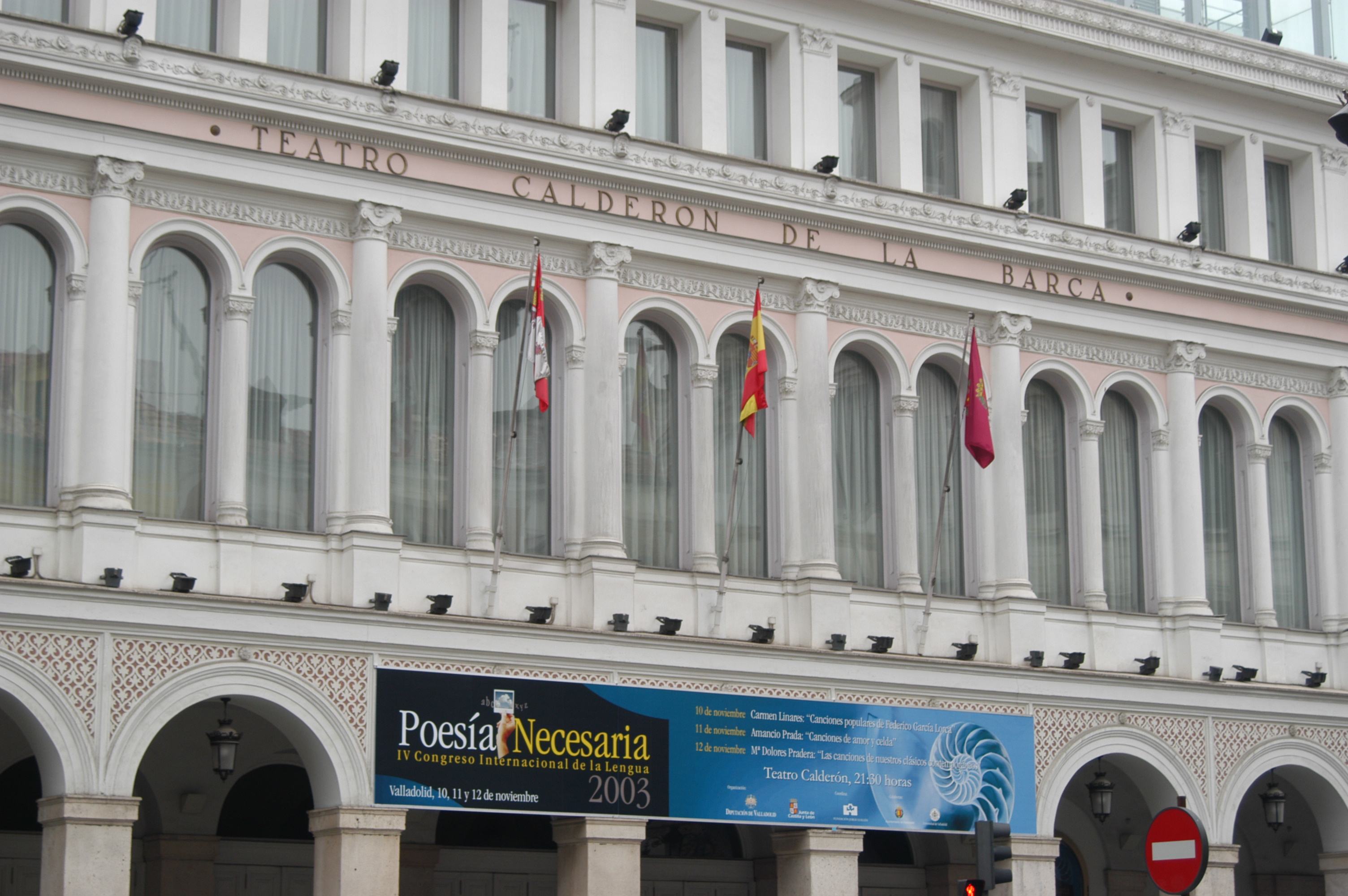 IV Congreso de la Lengua. Poesía Necesaria (2003) Conciertos en el Teatro Calderón de Valladolid